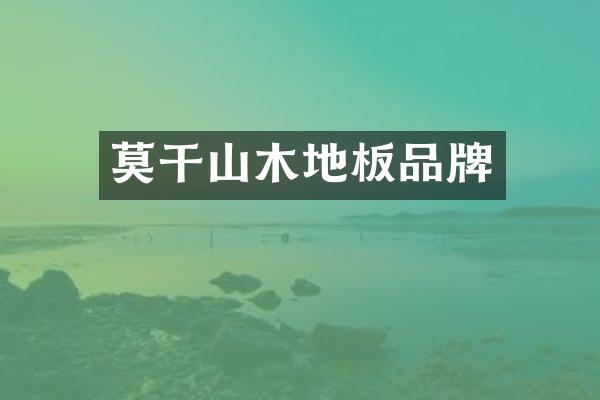 莫干山木地板品牌