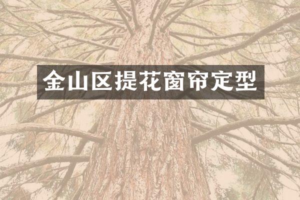 金山区提花窗帘定型