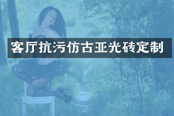 客厅抗污仿古亚光砖定制