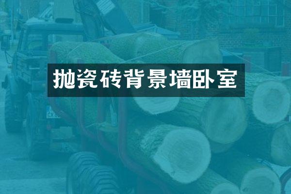 抛瓷砖背景墙卧室