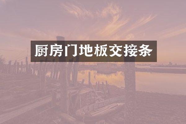 厨房门地板交接条