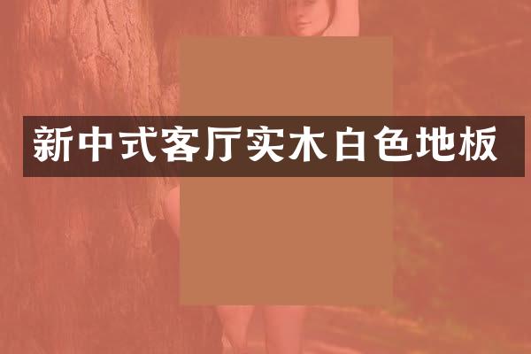 新中式客厅实木白色地板