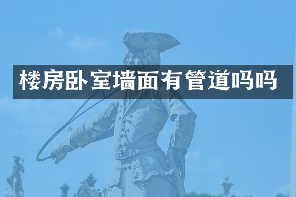 楼房卧室墙面有管道吗吗