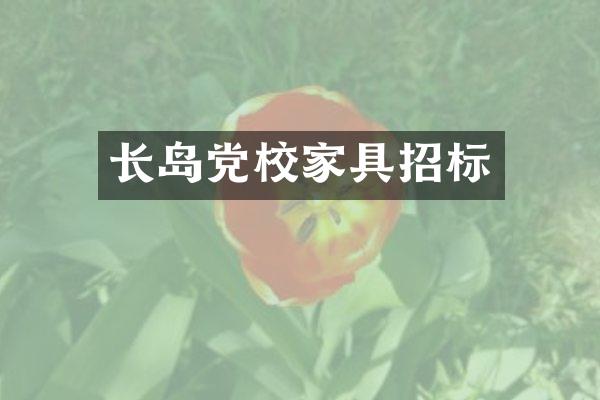 长岛党校家具招标