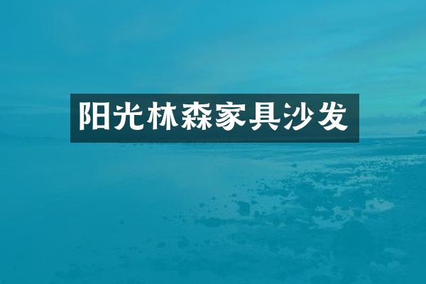 阳光林森家具沙发