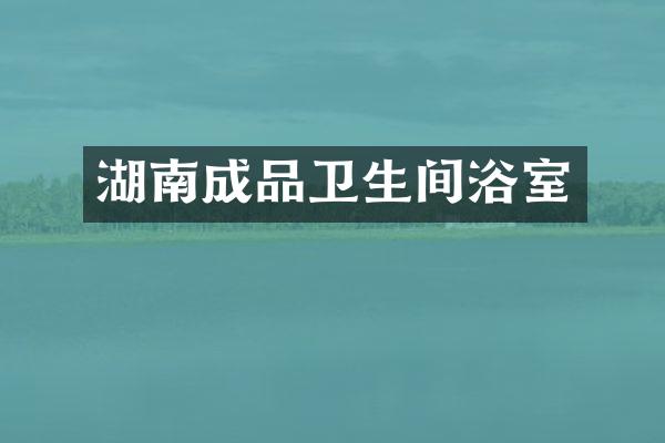 湖南成品卫生间浴室