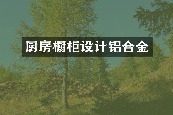 厨房橱柜设计铝合金
