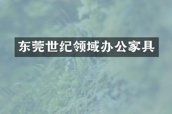 东莞世纪领域办公家具