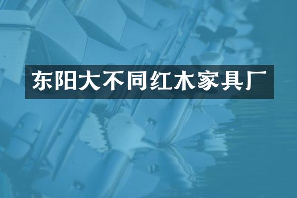 东阳大不同红木家具厂