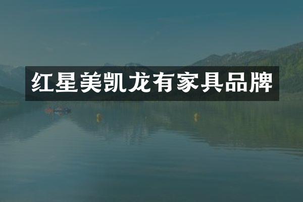 红星美凯龙有家具品牌