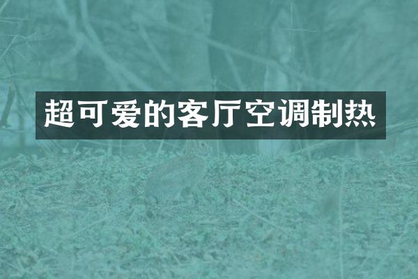 超可爱的客厅空调制热