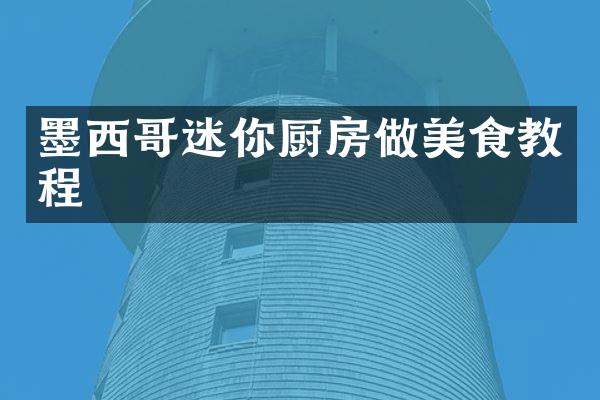墨西哥迷你厨房做美食教程