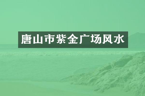 唐山市紫金广场风水