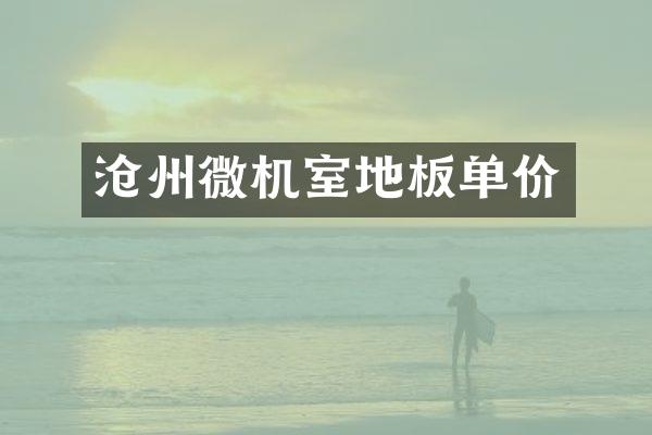 沧州微机室地板单价