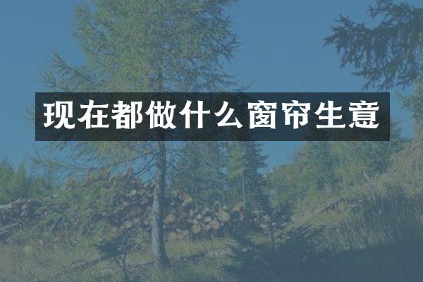 现在都做什么窗帘生意