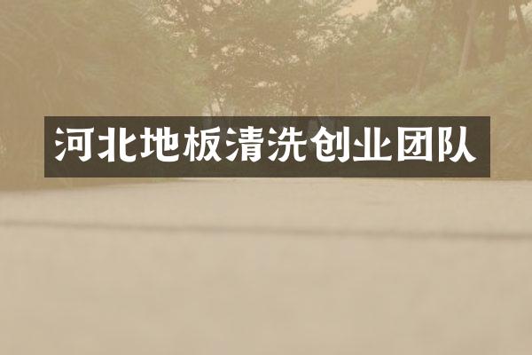 河北地板清洗创业团队