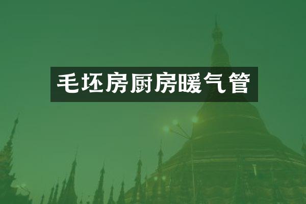 毛坯房厨房暖气管