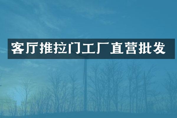 客厅推拉门工厂直营批发
