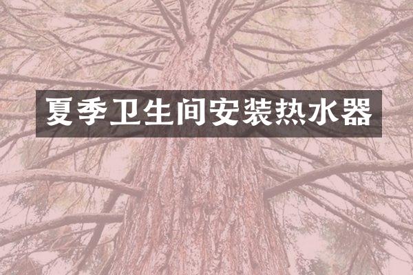 夏季卫生间安装热水器