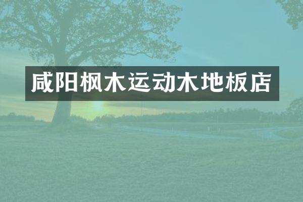 咸阳枫木运动木地板店