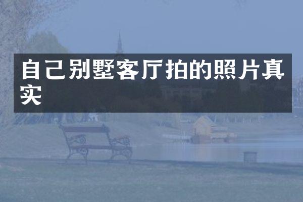 自己别墅客厅拍的照片真实