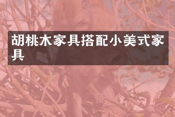 胡桃木家具搭配小美式家具