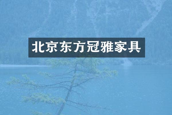北京东方冠雅家具