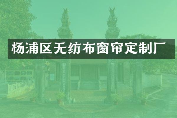 杨浦区无纺布窗帘定制厂