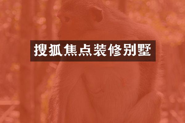 搜狐焦点装修别墅