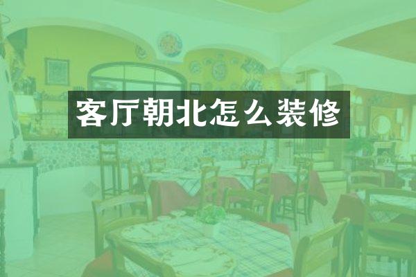 客厅朝北怎么装修