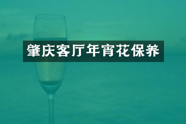 肇庆客厅年宵花保养