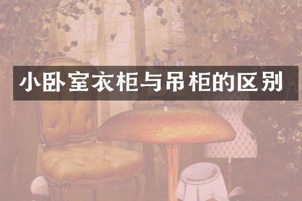 小卧室衣柜与吊柜的区别
