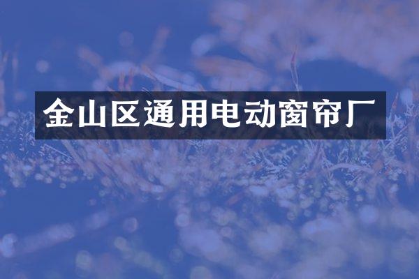 金山区通用电动窗帘厂