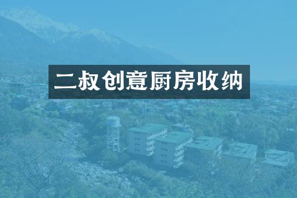 二叔创意厨房收纳