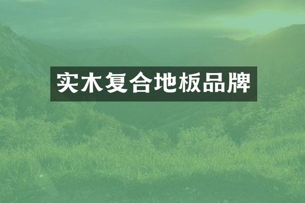 实木复合地板品牌