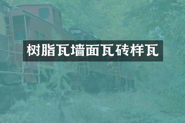 树脂瓦墙面瓦砖样瓦