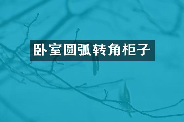 卧室圆弧转角柜子