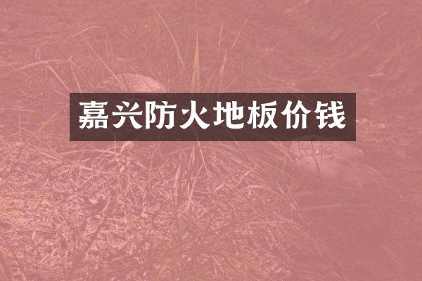 嘉兴防火地板价钱