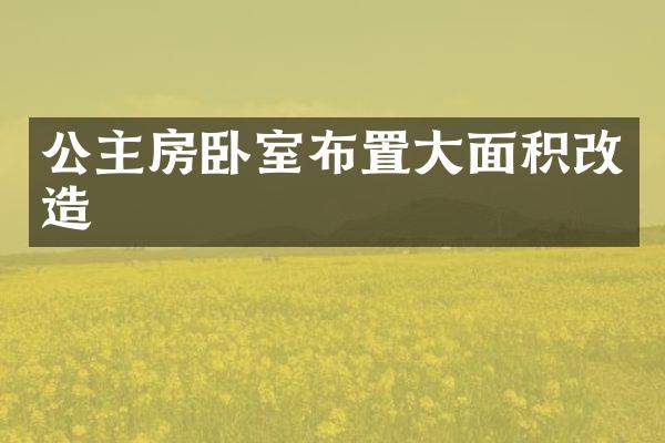 公主房卧室布置大面积改造