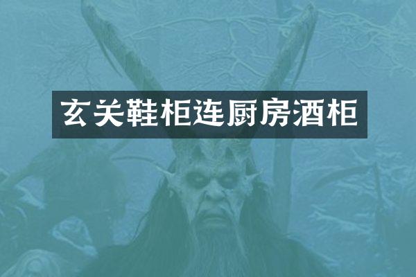 玄关鞋柜连厨房酒柜