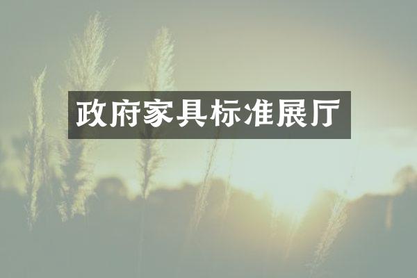 政府家具标准展厅