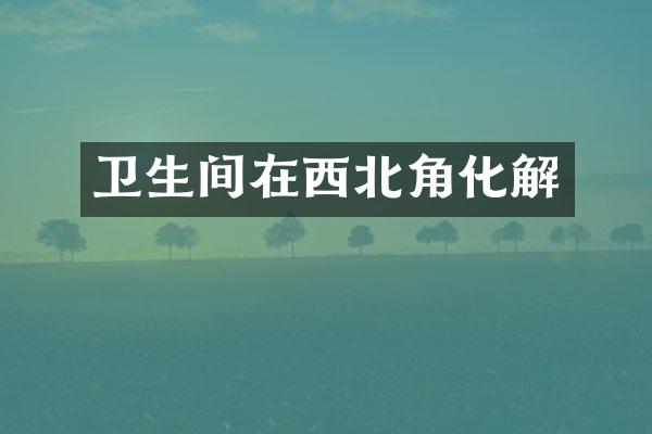 卫生间在西北角化解