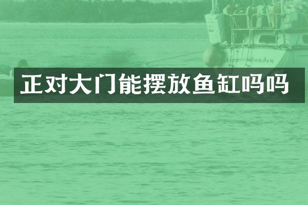 正对大门能摆放鱼缸吗吗