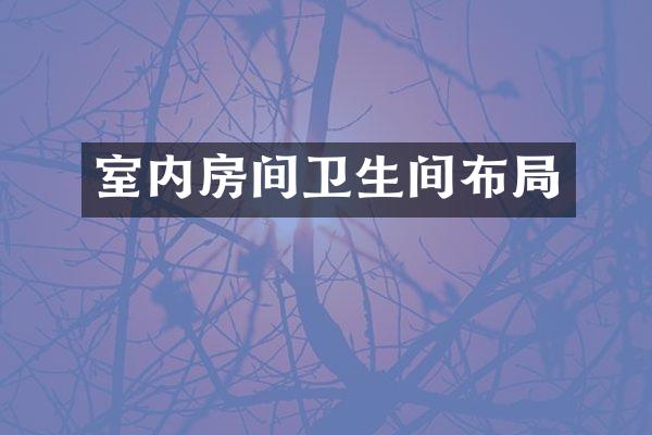 室内房间卫生间布局