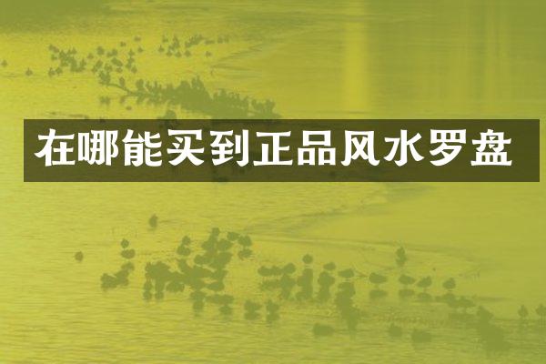 在哪能买到正品风水罗盘