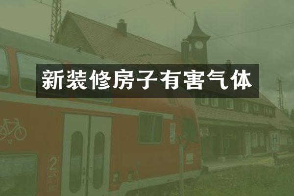新装修房子有害气体