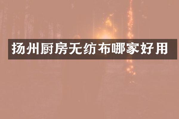 扬州厨房无纺布哪家好用