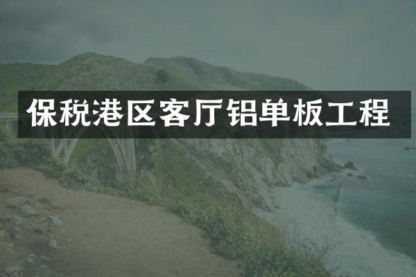 保税港区客厅铝单板工程