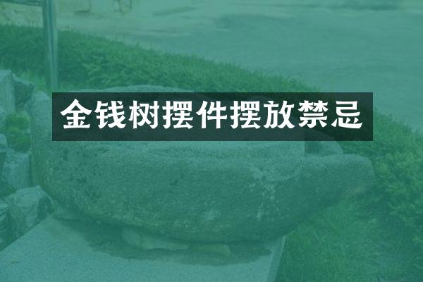 金钱树摆件摆放禁忌