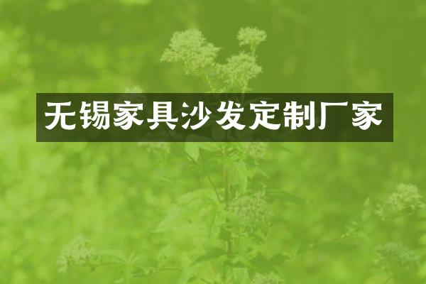 无锡家具沙发定制厂家